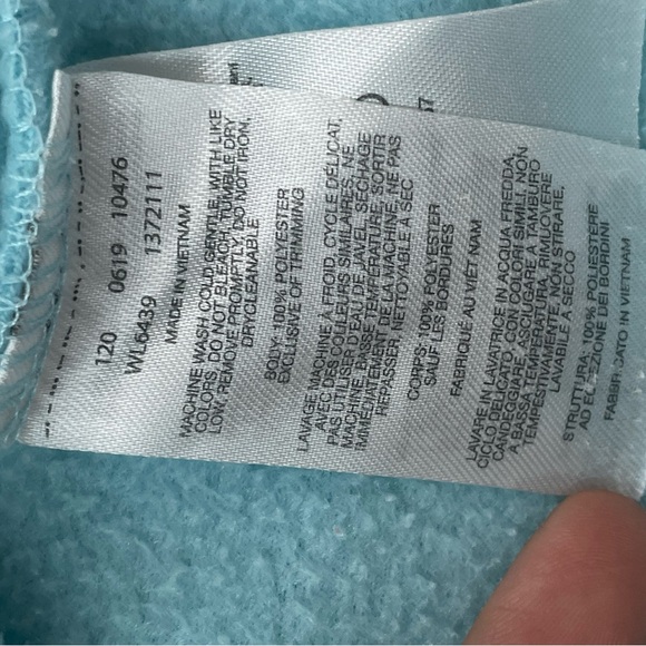 Columbia Light Blue Full Zip Fleece Jacket Women’s Size: Large - Picture 8 of 10